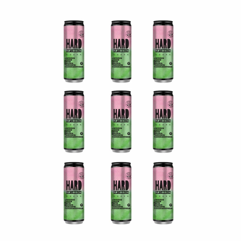 Hard Kombucha – Guava ALC. 5.0% ABV