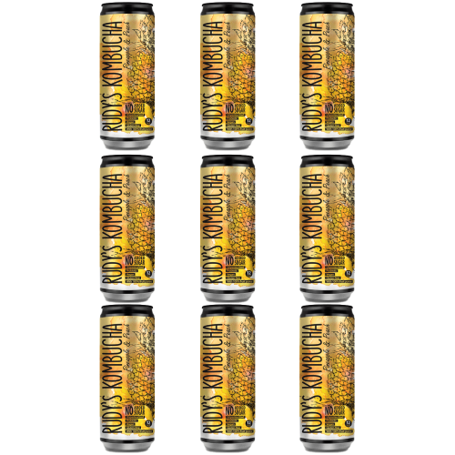 Pineapple & Peach Kombucha (9x330ml)